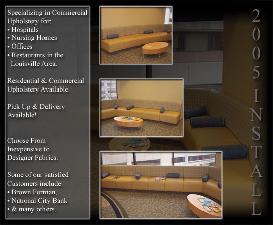 We're here for all of your Upholstery needs!